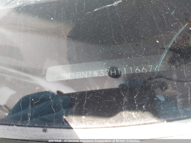 40070549 :رقم المزاد ، JM1BN1W37H1116674 vin ، 2017 Mazda 3 Grand Touring مزاد بيع