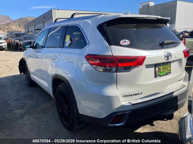 5TDDZRFH5KS977918 Toyota Highlander Limited/ltd Platinum