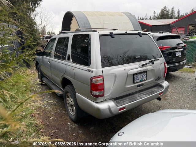 Продаж на аукціоні авто 2002 Nissan Pathfinder Le/se, vin: JN8DR09Y02W731905, номер лоту: 40070617