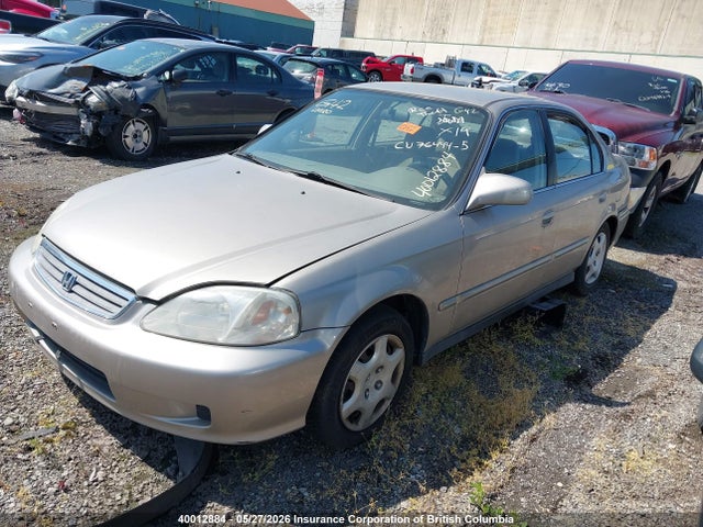 40012884 :رقم المزاد ، 2HGEJ6684YH908723 vin ، 2000 Honda Civic Ex مزاد بيع