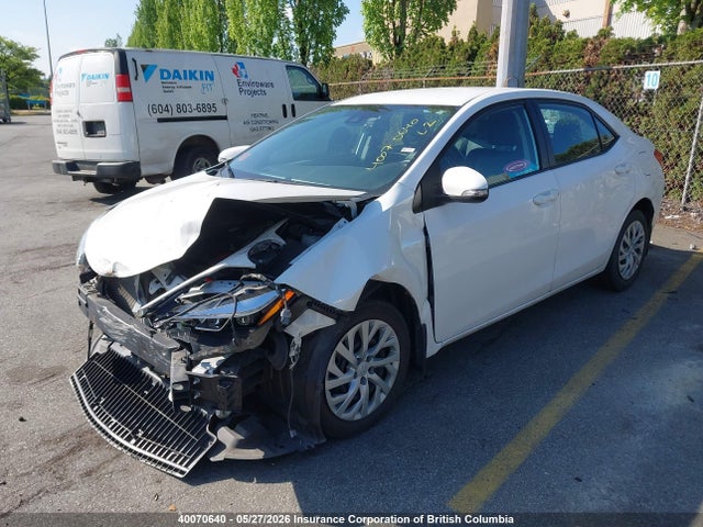 2018 Toyota Corolla L/le/xle/se/xse მანქანა იყიდება აუქციონზე, vin: 2T1BURHE8JC040965, აუქციონის ნომერი: 40070640