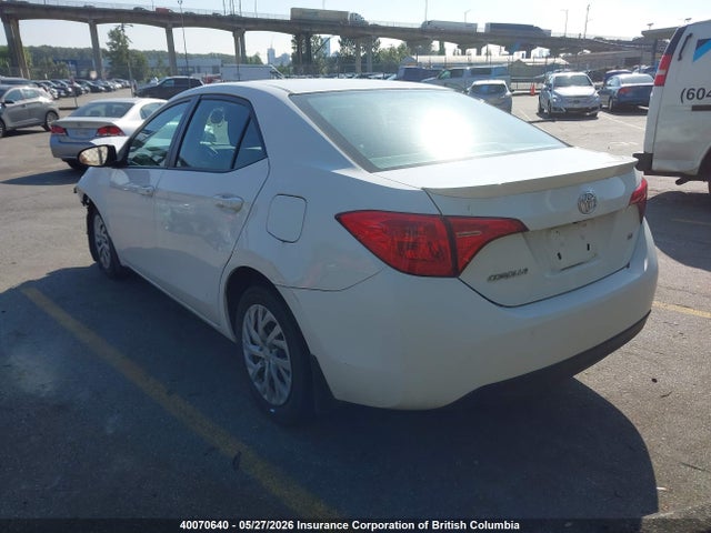 2018 Toyota Corolla L/le/xle/se/xse მანქანა იყიდება აუქციონზე, vin: 2T1BURHE8JC040965, აუქციონის ნომერი: 40070640