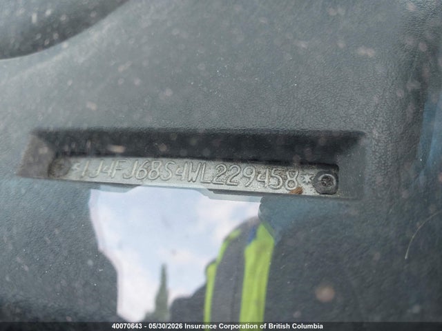 Продажа на аукционе авто 1998 Jeep Cherokee Sport/classic, vin: 1J4FJ68S4WL229458, номер лота: 40070643