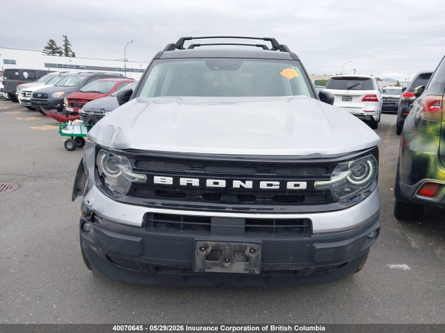 Aukcja sprzedaży 2021 Ford Bronco Sport Outer Banks, vin: 3FMCR9C64MRA82856, numer aukcji: 40070645