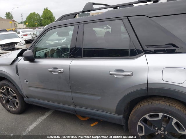 Aukcja sprzedaży 2021 Ford Bronco Sport Outer Banks, vin: 3FMCR9C64MRA82856, numer aukcji: 40070645