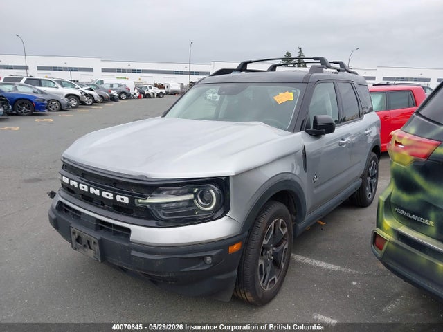 Aukcja sprzedaży 2021 Ford Bronco Sport Outer Banks, vin: 3FMCR9C64MRA82856, numer aukcji: 40070645