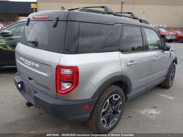 Aukcja sprzedaży 2021 Ford Bronco Sport Outer Banks, vin: 3FMCR9C64MRA82856, numer aukcji: 40070645
