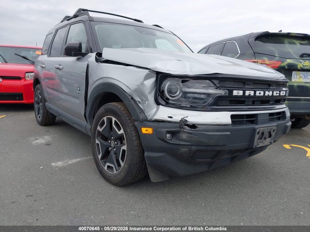 Aukcja sprzedaży 2021 Ford Bronco Sport Outer Banks, vin: 3FMCR9C64MRA82856, numer aukcji: 40070645