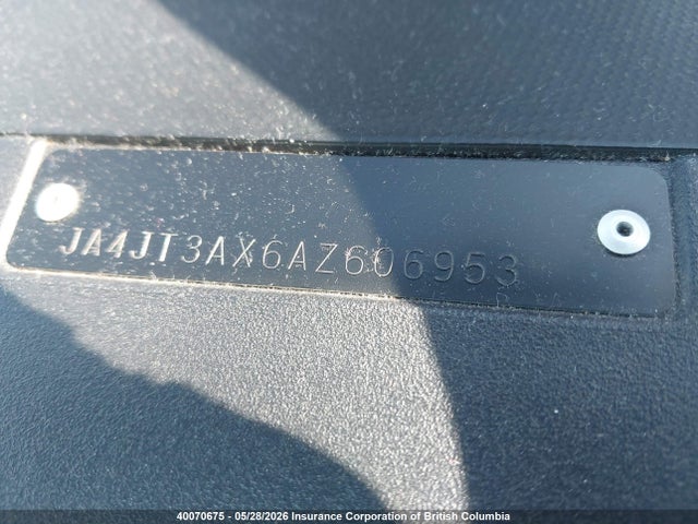40070675 :رقم المزاد ، JA4JT3AX6AZ606953 vin ، 2010 Mitsubishi Outlander Xls مزاد بيع