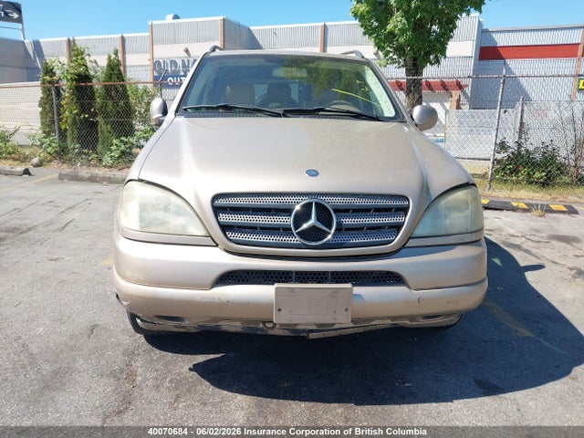 Aukcja sprzedaży 2001 Mercedes-benz Ml 320 Classic/elegance, vin: 4JGAB54E31A239535, numer aukcji: 40070684