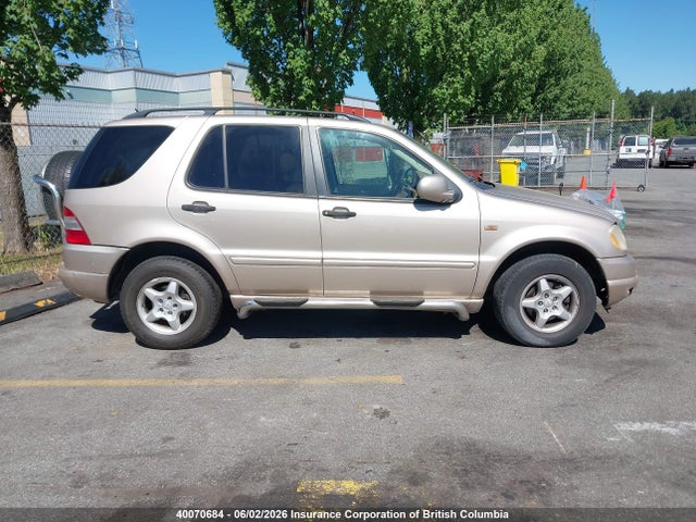 Aukcja sprzedaży 2001 Mercedes-benz Ml 320 Classic/elegance, vin: 4JGAB54E31A239535, numer aukcji: 40070684