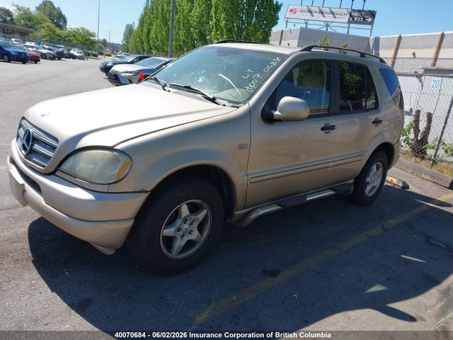 Aukcja sprzedaży 2001 Mercedes-benz Ml 320 Classic/elegance, vin: 4JGAB54E31A239535, numer aukcji: 40070684