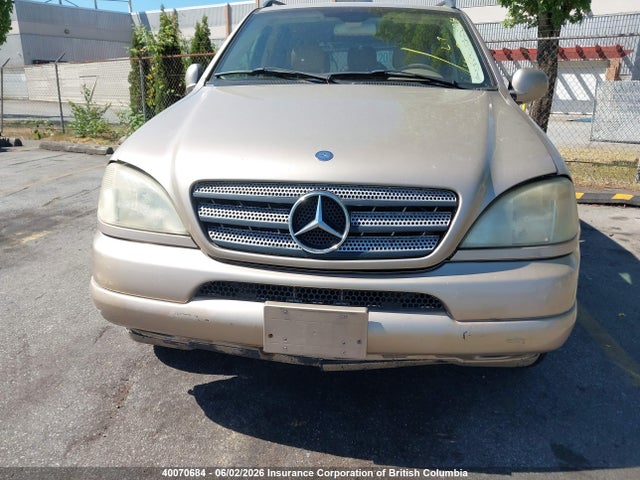 Aukcja sprzedaży 2001 Mercedes-benz Ml 320 Classic/elegance, vin: 4JGAB54E31A239535, numer aukcji: 40070684