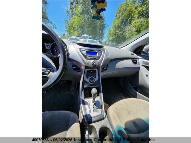 2013 Hyundai Elantra Gl მანქანა იყიდება აუქციონზე, vin: 5NPDH4AE3DH190168, აუქციონის ნომერი: 40070686