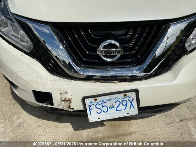 40070687 :رقم المزاد ، 5N1AZ2MH2FN201654 vin ، 2015 Nissan Murano Platinum/sl/sv مزاد بيع