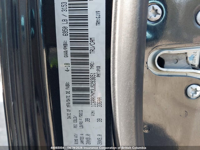 1C6RR7NM3JS293651 RAM 1500 Laramie