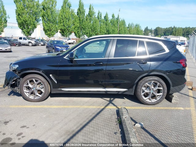 2022 Bmw X3 მანქანა იყიდება აუქციონზე, vin: 5UX53DP04N9M32277, აუქციონის ნომერი: 40070705