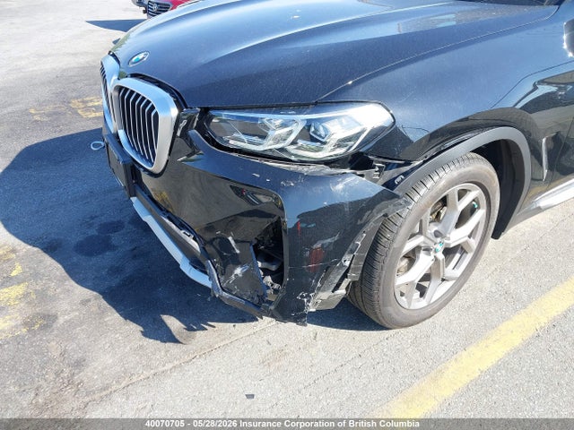 2022 Bmw X3 მანქანა იყიდება აუქციონზე, vin: 5UX53DP04N9M32277, აუქციონის ნომერი: 40070705