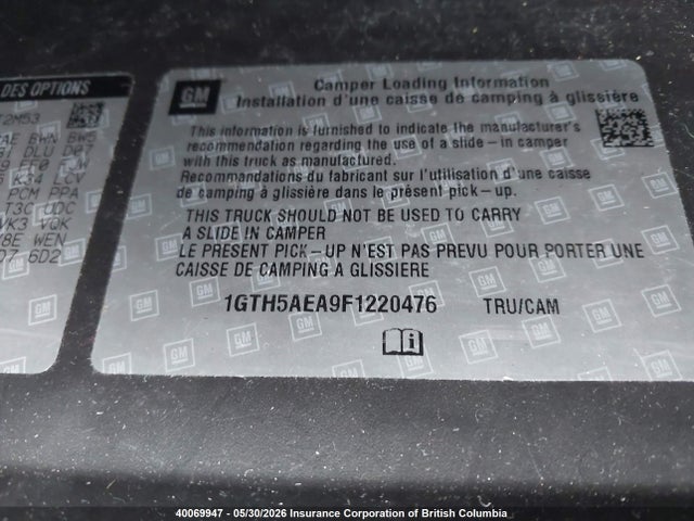 2015 Gmc Canyon მანქანა იყიდება აუქციონზე, vin: 1GTH5AEA9F1220476, აუქციონის ნომერი: 40069947