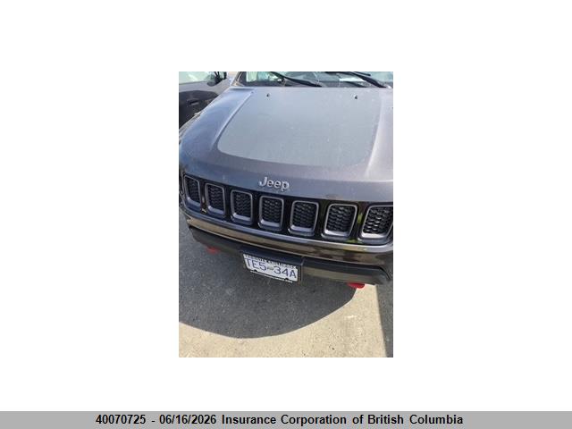 Aukcja sprzedaży 2018 Jeep Compass Trailhawk, vin: 3C4NJDDB3JT128338, numer aukcji: 40070725