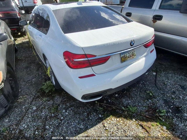 40070726 :رقم المزاد ، WBA7F2C57GG420501 vin ، 2016 Bmw 750li مزاد بيع