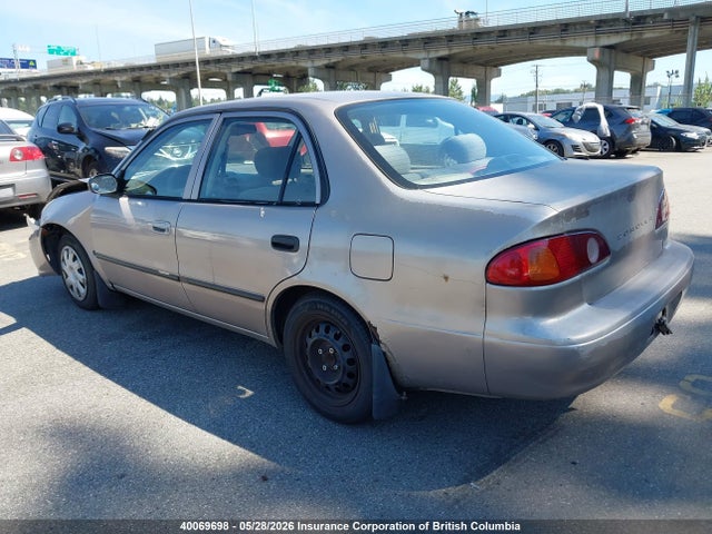 Продаж на аукціоні авто 2001 Toyota Corolla Ce/le/s, vin: 2T1BR12E11C822939, номер лоту: 40069698