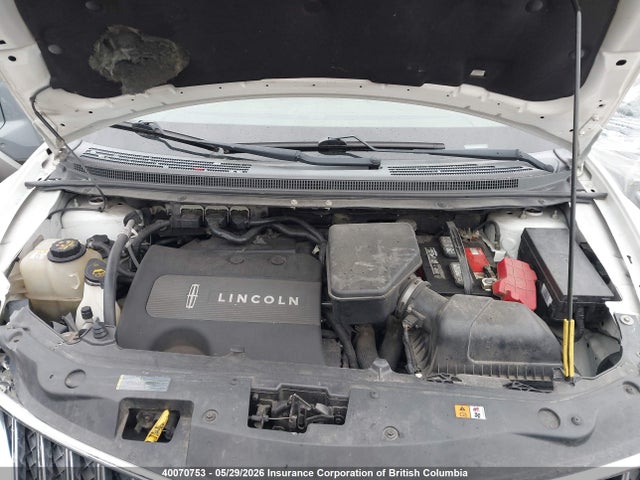 40070753 :رقم المزاد ، 2LMDJ8JK3BBJ25167 vin ، 2011 Lincoln Mkx مزاد بيع