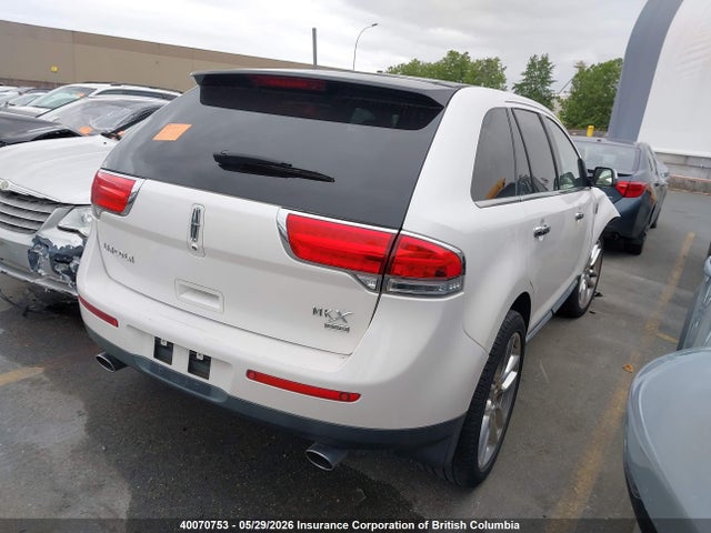 40070753 :رقم المزاد ، 2LMDJ8JK3BBJ25167 vin ، 2011 Lincoln Mkx مزاد بيع