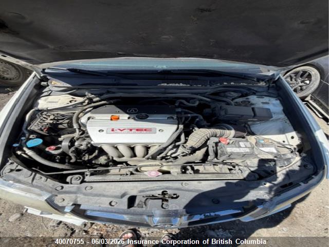 40070755 :رقم المزاد ، JH4CL95894C800693 vin ، 2004 Acura Tsx مزاد بيع