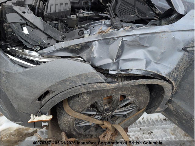 2024 Volkswagen Tiguan Comfortline მანქანა იყიდება აუქციონზე, vin: 3VV2B7AX3RM127652, აუქციონის ნომერი: 40070757