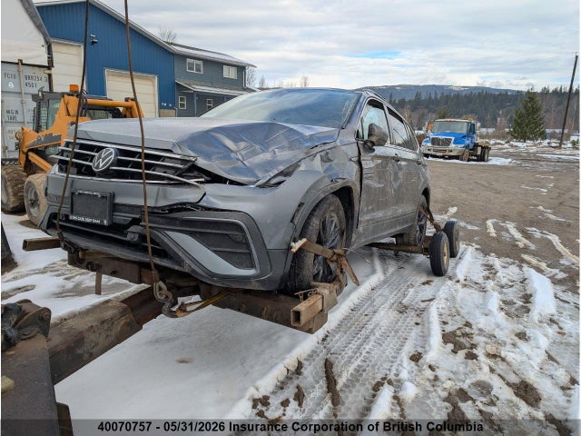 2024 Volkswagen Tiguan Comfortline მანქანა იყიდება აუქციონზე, vin: 3VV2B7AX3RM127652, აუქციონის ნომერი: 40070757