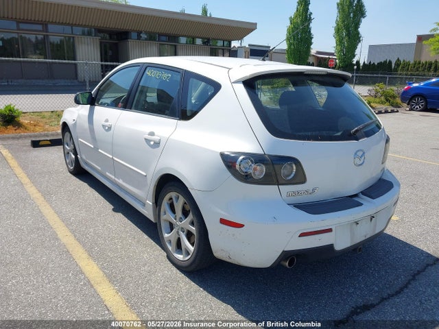 Aukcja sprzedaży 2007 Mazda 3 Hatchback, vin: JM1BK343071754478, numer aukcji: 40070762