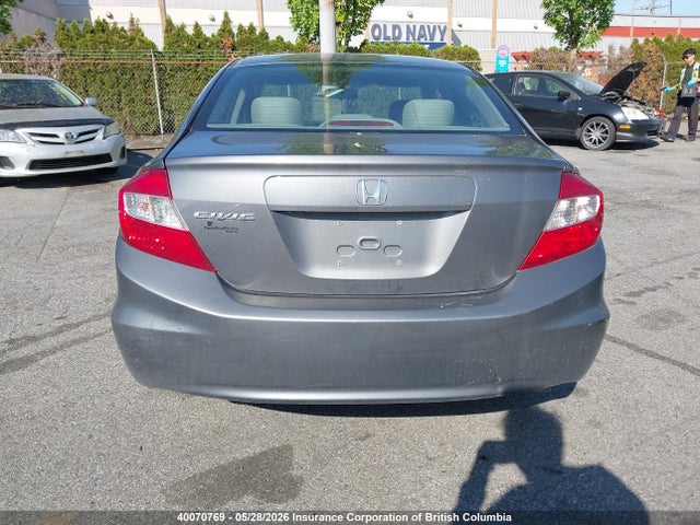 40070769 :رقم المزاد ، 2HGFB2F58CH106507 vin ، 2012 Honda Civic مزاد بيع