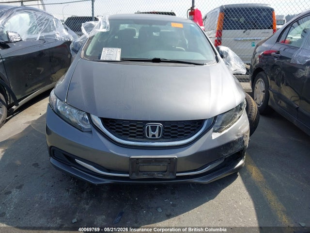 2013 Honda Civic Lx მანქანა იყიდება აუქციონზე, vin: 2HGFB2F43DH105628, აუქციონის ნომერი: 40069769