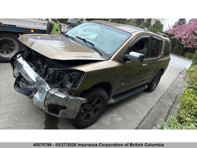 40070798 :رقم المزاد ، 5N1AA08B55N706345 vin ، 2005 Nissan Armada Se/le مزاد بيع