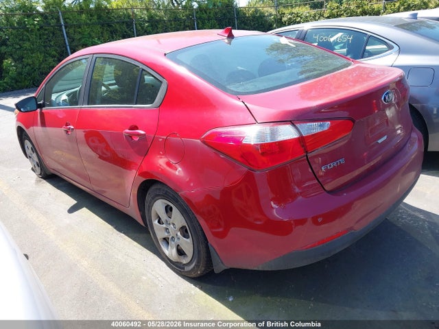 2016 Kia Forte Lx მანქანა იყიდება აუქციონზე, vin: KNAFK4A60G5608223, აუქციონის ნომერი: 40060492