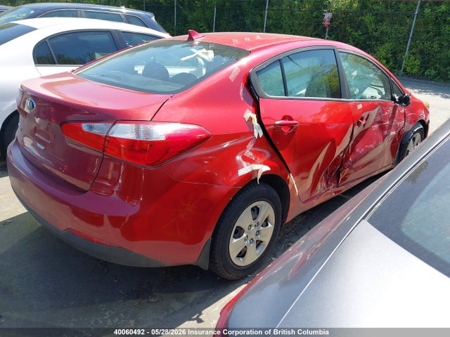 2016 Kia Forte Lx მანქანა იყიდება აუქციონზე, vin: KNAFK4A60G5608223, აუქციონის ნომერი: 40060492