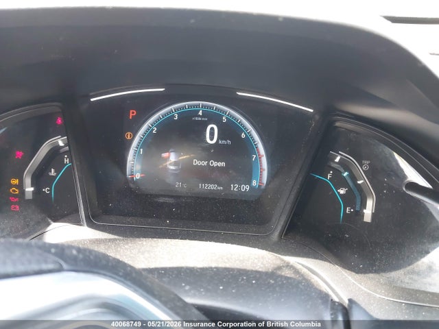 2019 Honda Civic Lx მანქანა იყიდება აუქციონზე, vin: 2HGFC2F51KH024968, აუქციონის ნომერი: 40068749