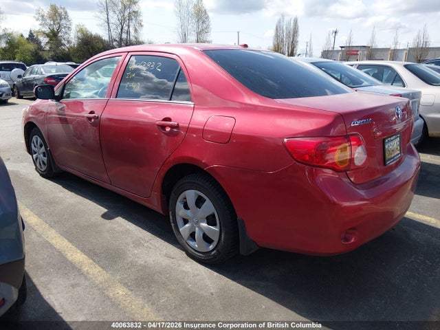 40063832 :رقم المزاد ، 2T1BU40E49C088831 vin ، 2009 Toyota Corolla S/le/xle مزاد بيع