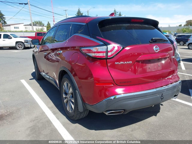 5N1AZ2MH8HN129040 Nissan Murano S/sl/sv/platinum