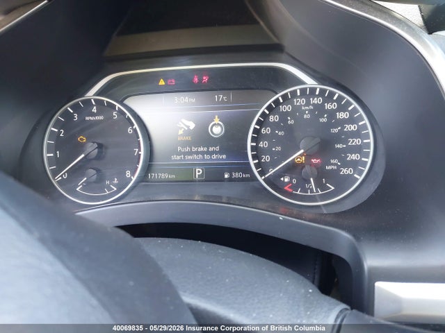 5N1AZ2MH8HN129040 Nissan Murano S/sl/sv/platinum