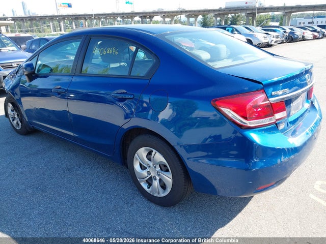 2014 Honda Civic Lx მანქანა იყიდება აუქციონზე, vin: 2HGFB2E46EH002416, აუქციონის ნომერი: 40068646