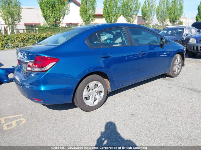 2014 Honda Civic Lx მანქანა იყიდება აუქციონზე, vin: 2HGFB2E46EH002416, აუქციონის ნომერი: 40068646