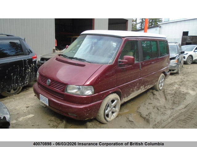 2002 Volkswagen Eurovan Gls მანქანა იყიდება აუქციონზე, vin: WV2KB47082H083635, აუქციონის ნომერი: 40070898