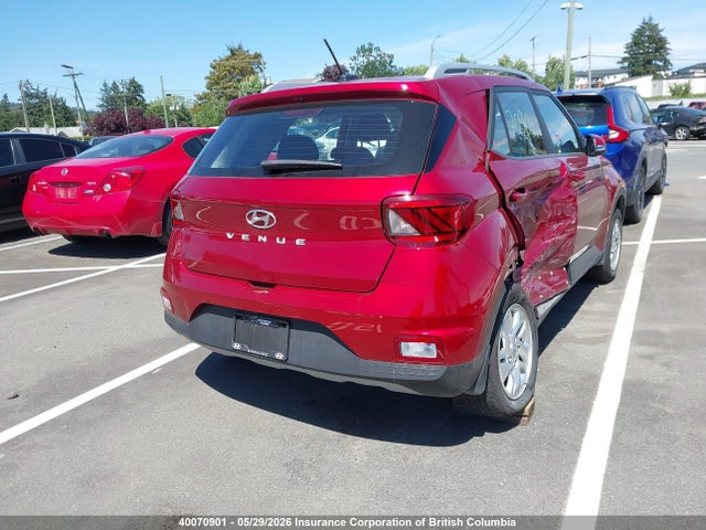 40070901 :رقم المزاد ، KMHRC8A34RU310255 vin ، 2024 Hyundai Venue مزاد بيع
