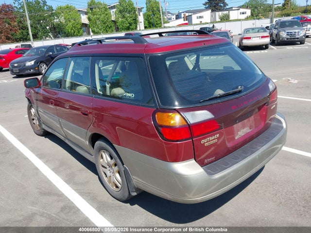 40066800 :رقم المزاد ، 4S3BH686X37600517 vin ، 2003 Subaru Legacy Outback Limited مزاد بيع
