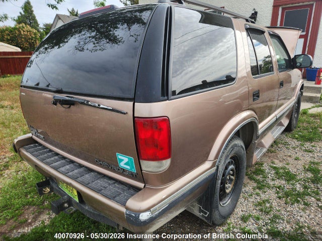 40070926 :رقم المزاد ، 1GNDT13W4T2293903 vin ، 1996 Chevrolet Blazer مزاد بيع