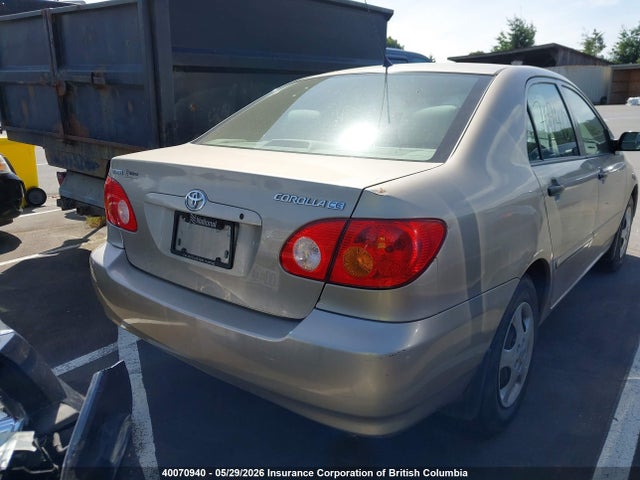 2006 Toyota Corolla Ce/le/sport მანქანა იყიდება აუქციონზე, vin: 2T1BR32E36C622339, აუქციონის ნომერი: 40070940