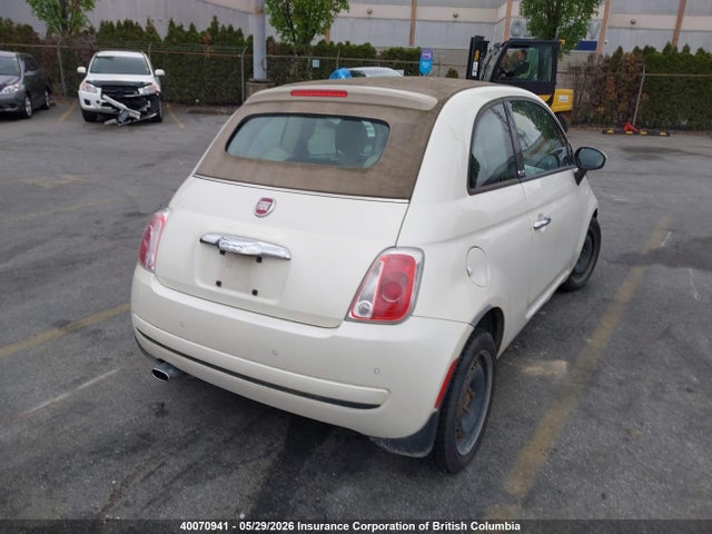 Aukcja sprzedaży 2013 Fiat 500, vin: 3C3CFFDR8DT681951, numer aukcji: 40070941