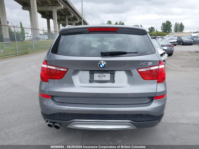 2016 Bmw X3 Xdrive28i მანქანა იყიდება აუქციონზე, vin: 5UXWX9C57G0D80239, აუქციონის ნომერი: 40066994